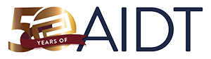 AIDT - 50th Anniversary logo graphic