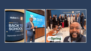 HolonIQ’s 24th Annual Back-to-School Summit graphic with Photos of Kevin Taylor of AIDT and Don Griffith of Y-tec Keylex Toyotetsu Alabama, Inc. (YKTA)